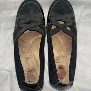 Earth Spirit Black Loafers